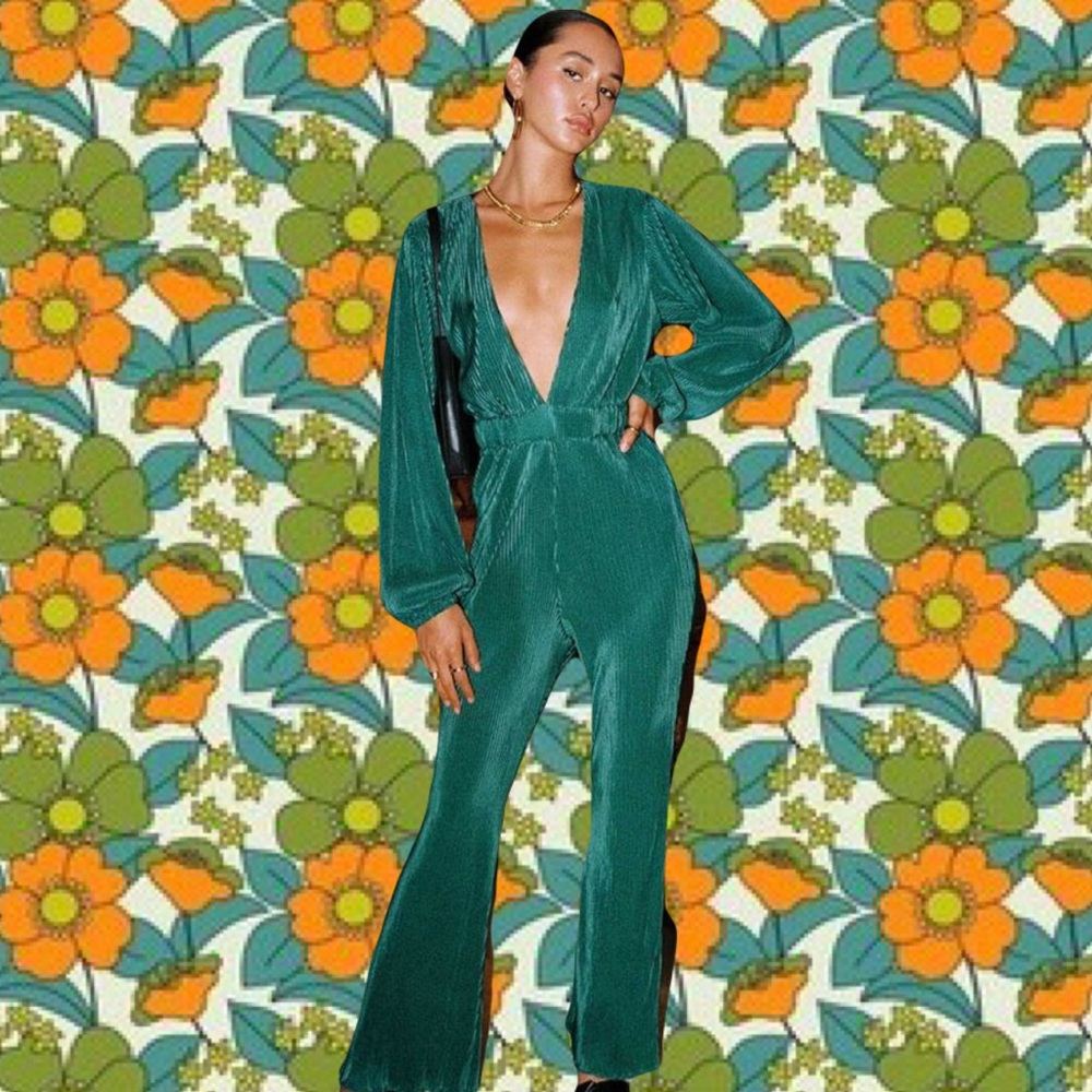 Princess Polly Kinsley Jumpsuit in green